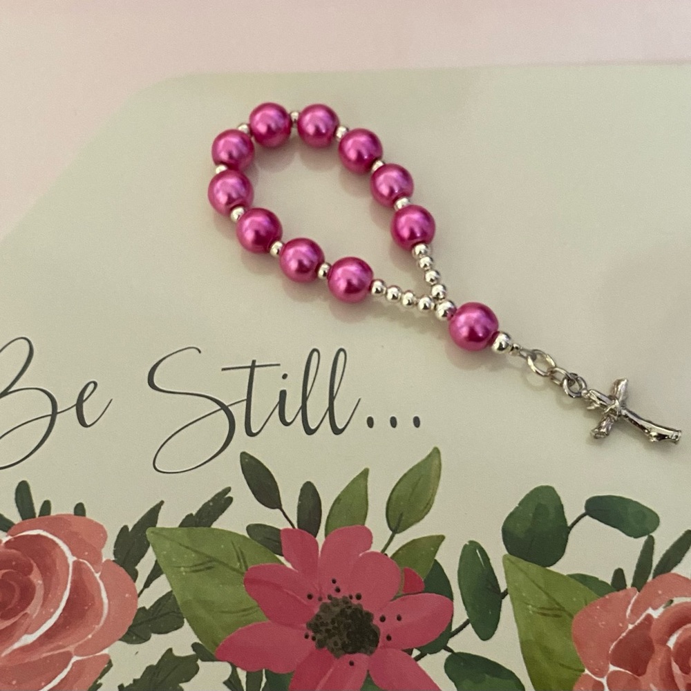Mini Beaded Rosary